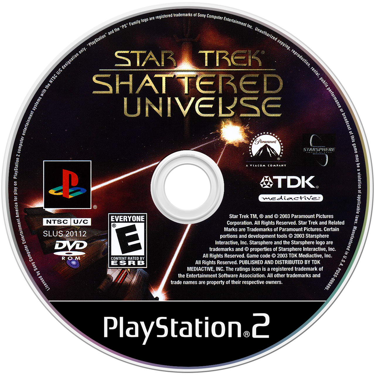 Star Trek Shattered Universe media 5 for Playstation 2